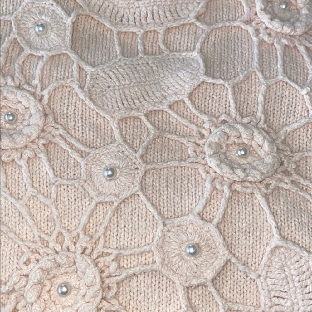 Gantos Vintage Silk Angora L-Wool Lt. Pink Sweater - Picture 3 of 12